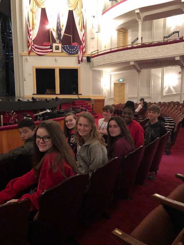 CESCECP's tweet photo. At Ford’s Theatre. https://t.co/HLYREfCbFj