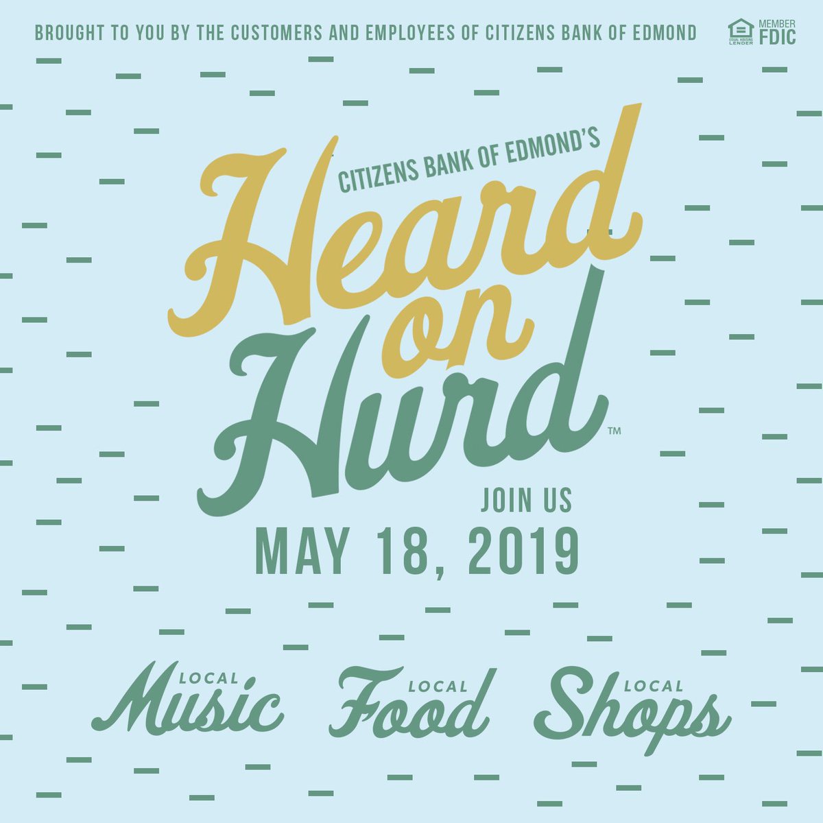 It’s finally May, and there is only 17 days until the next Heard on Hurd! 

Who’s excited?! #jointhehurd