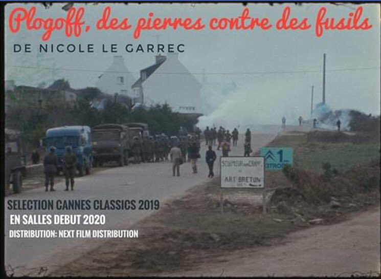 « Plogoff, des pierres contre des fusils », le film restauré des Le Garrec, ressortira en salles début 2020 (Next Film Distribution) m.facebook.com/plogoffdespier… #Bretagne #cinéma