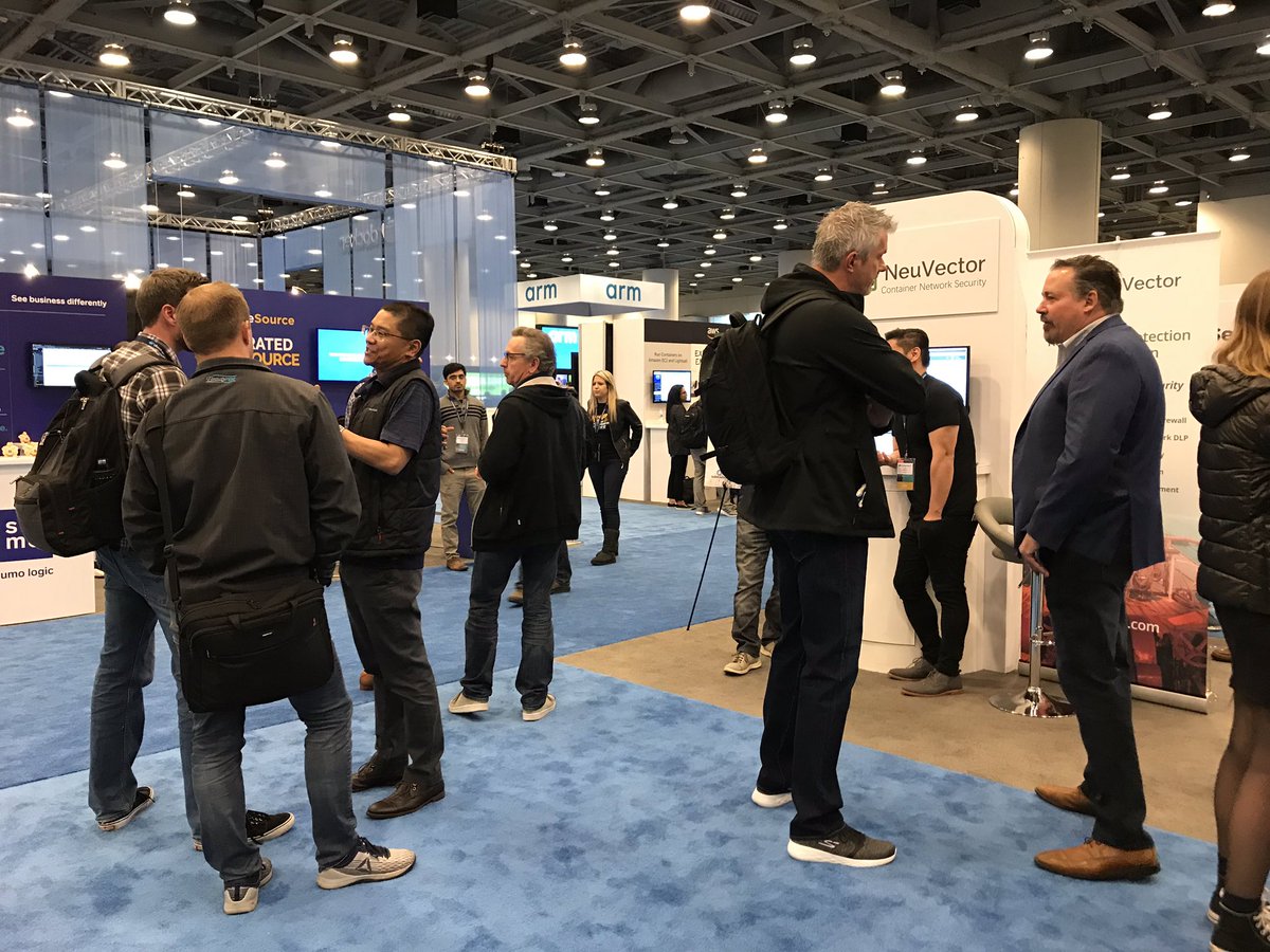 NeuVector's tweet image. Mobile office at #DockerCon! Come see NeuVector at booth C16. #RunTimeProtection #ContainerSecurity #NetworkSecurity