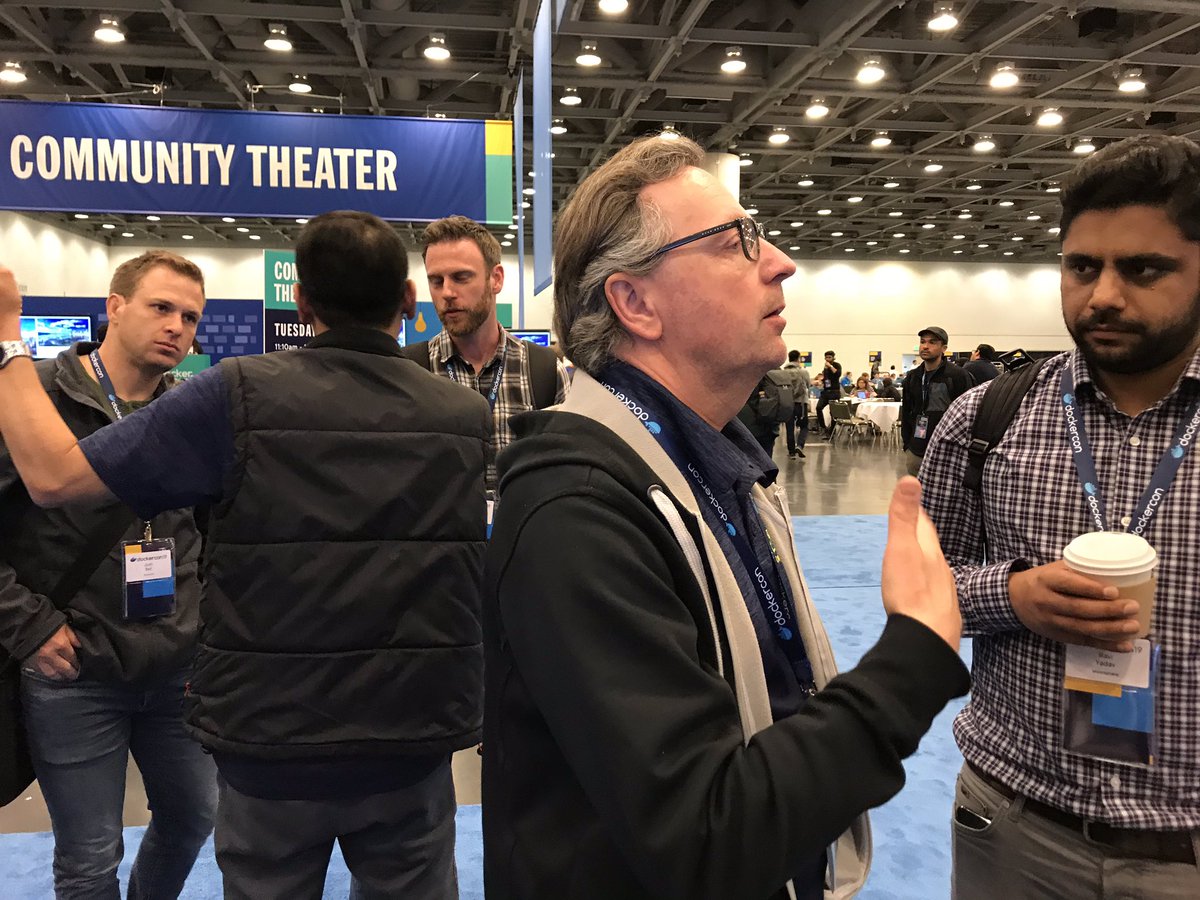 NeuVector's tweet image. Mobile office at #DockerCon! Come see NeuVector at booth C16. #RunTimeProtection #ContainerSecurity #NetworkSecurity