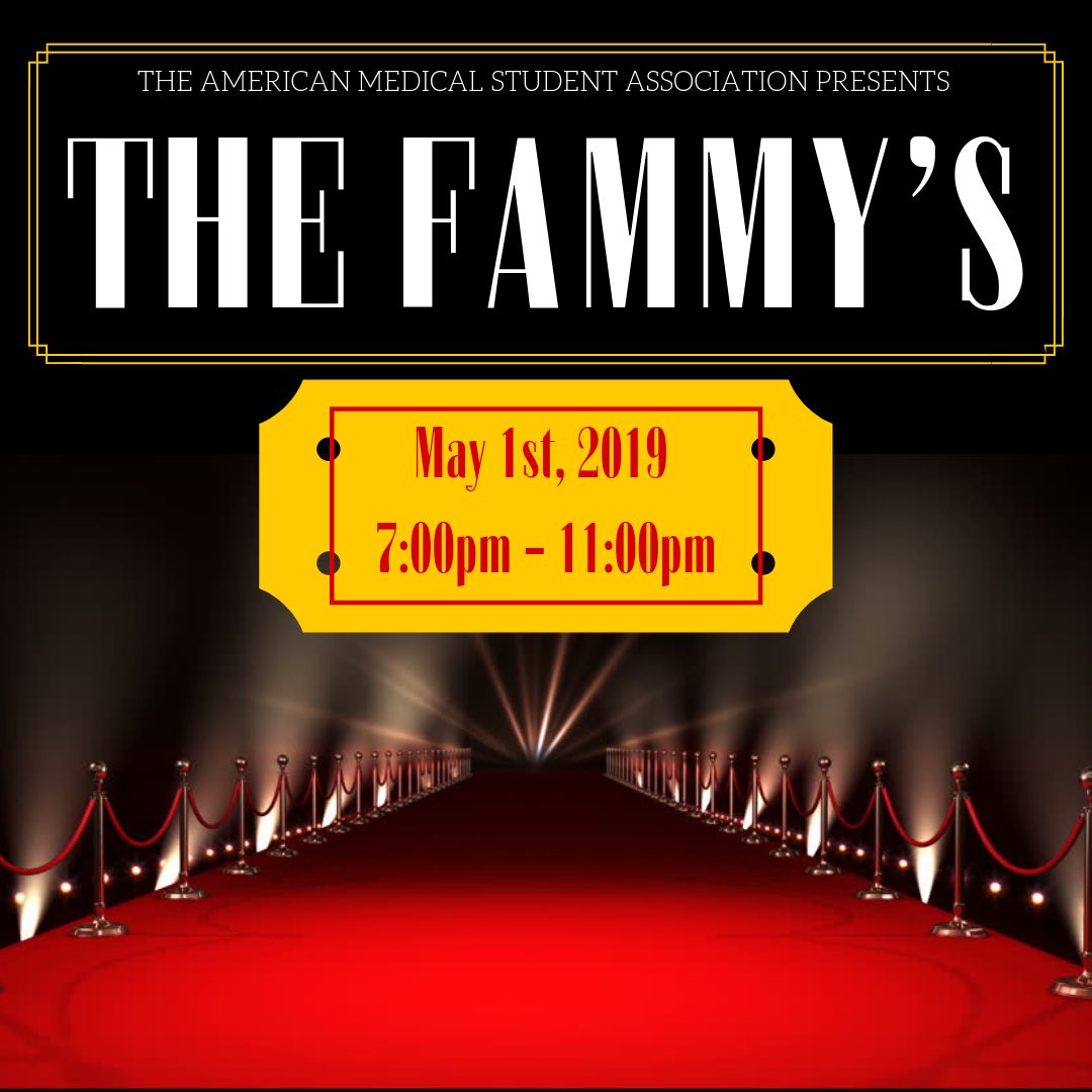 Tonight is the night. It’s been a long year of hard work, but tonight... we will celebrate your great achievements at the most extravagant Annual AMSA Gala yet. We are ecstatic to see you all walk the red carpet tonight, kill it on the dance floor, and win amazing awards!