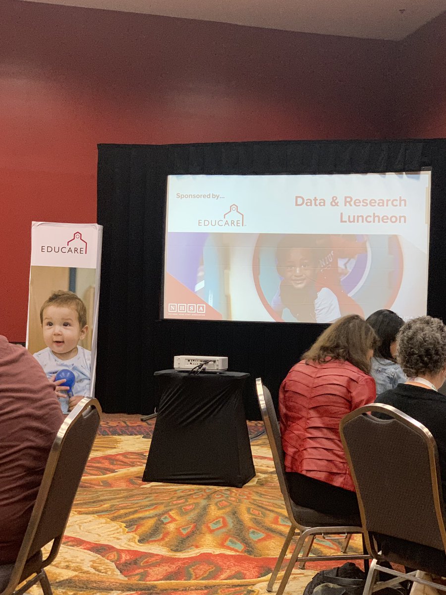 Data & Research Luncheon at the National Head Start Conference. @EducareSchools #NHSA19 #datautilization