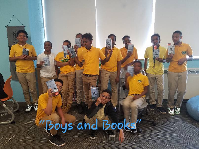 TahonRoss's tweet image. We kicked off Hart’s 📚 club w/novel Tears of a Tiger.  🐅 Keep the pages turning &amp;amp; the conversation flowing! 💚💛💚 ⁦@CharlesHartMS⁩ @dcpublicschools⁩ ⁦@MS_NatGordon⁩ #BoysAndBooks #MyBrothersKeeper