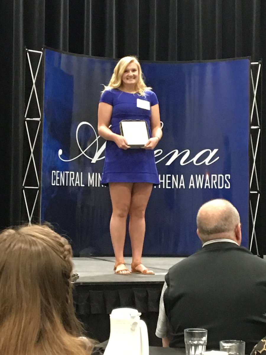 Congratulations to Alexandria Athena Award winner, McKenzie Duwenhoegger.