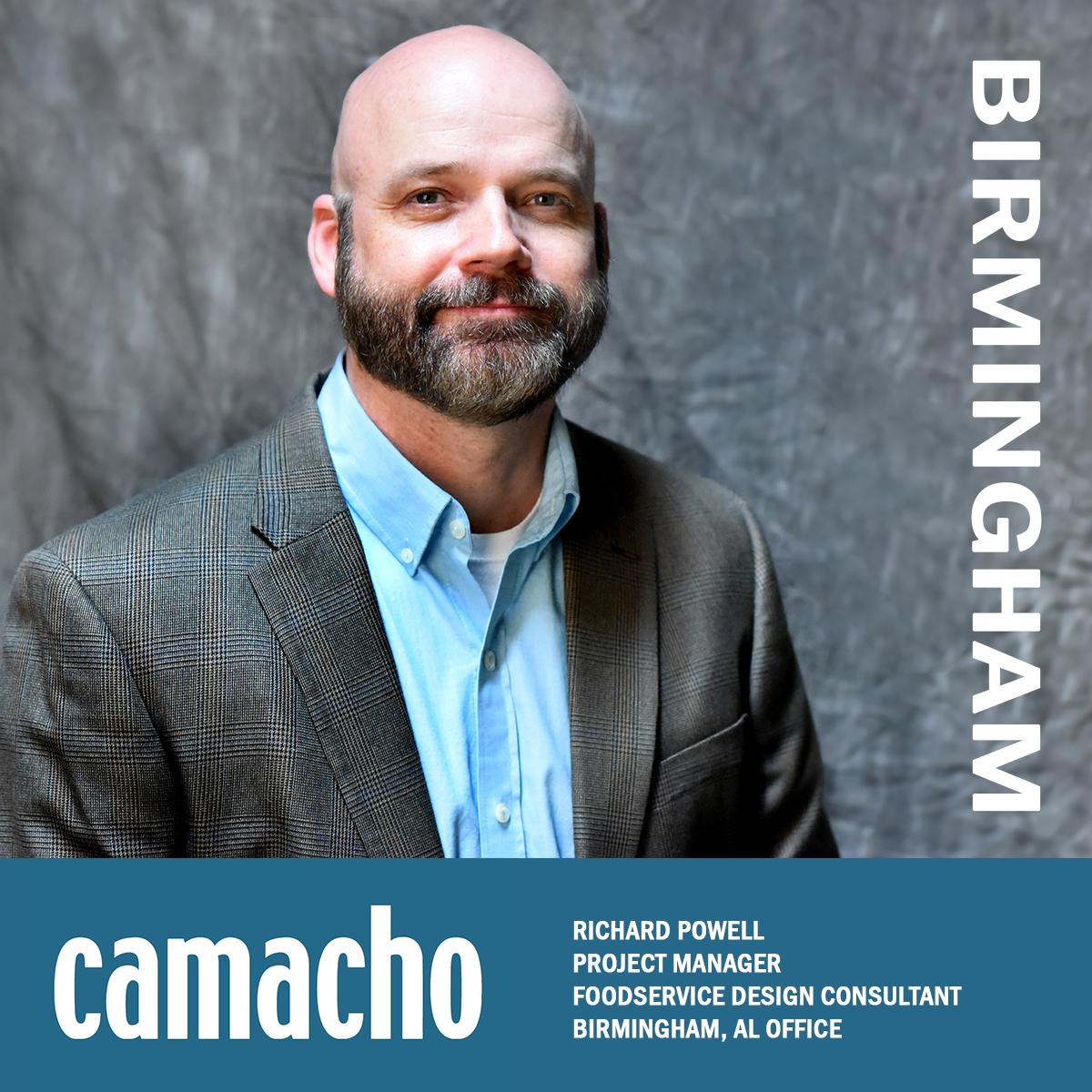 Please join us in welcoming Richard Powell to the Camacho Associates family! Richard is spear-heading our newest office in Birmingham AL, and brings decades of foodservice facility design consulting experience to the team.

#team #foodservice #design #consultant #myfcsi