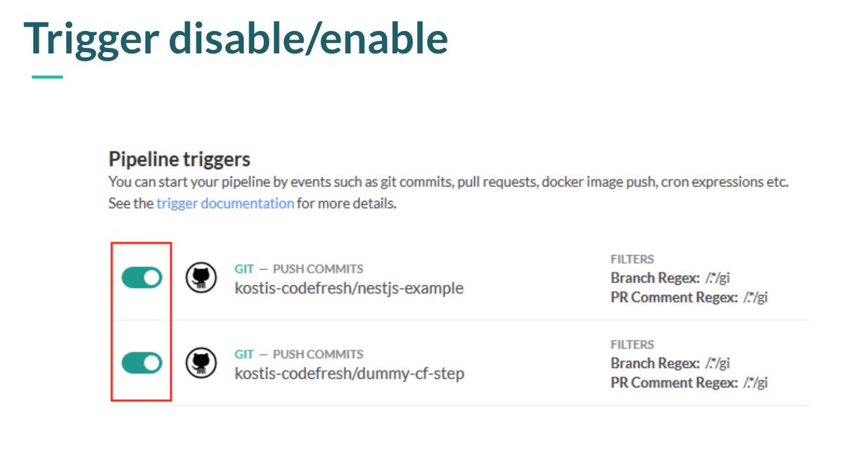 codefresh's tweet image. Enable and disable #pipeline #triggers as often as you wish!
buff.ly/2GMdafl
@Codefresh #MayLaunch #CICD #DevOps #Kubernetes