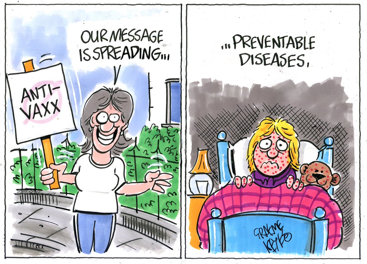 Political Cartoon on Twitter: "Graeme Keyes on Doctors worried as anti- vaccination messages escalate from social media misinformation to personal threats - political cartoon gallery in London https://t.co/dePcTdnXF6… https://t.co/UH1eOU4nPh"