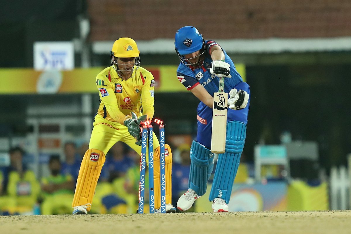 IPL's tweet photo. WATCH: Do not mess with MSD's gloves 🚨🚨

Full video here 📹📹https://t.co/sMOfRRfxfu #CSK https://t.co/KXtcTcxbca