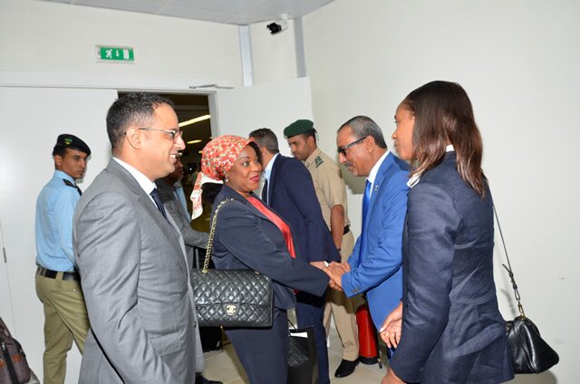 ffrim's tweet photo. #FFRIM Visite de la Secrétaire Générale de la @FIFAcom, Madame @fatma_samoura en Mauritanie 🇲🇷 https://t.co/jaUNdVRdFG
