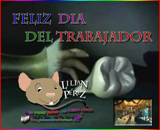 lilianperez73's tweet photo. #FelizDiaDelTrabajador
#SeguiAlRaton somos el #Diseño 🇦🇷✍️🐭 https://t.co/YXtnmk2k0W