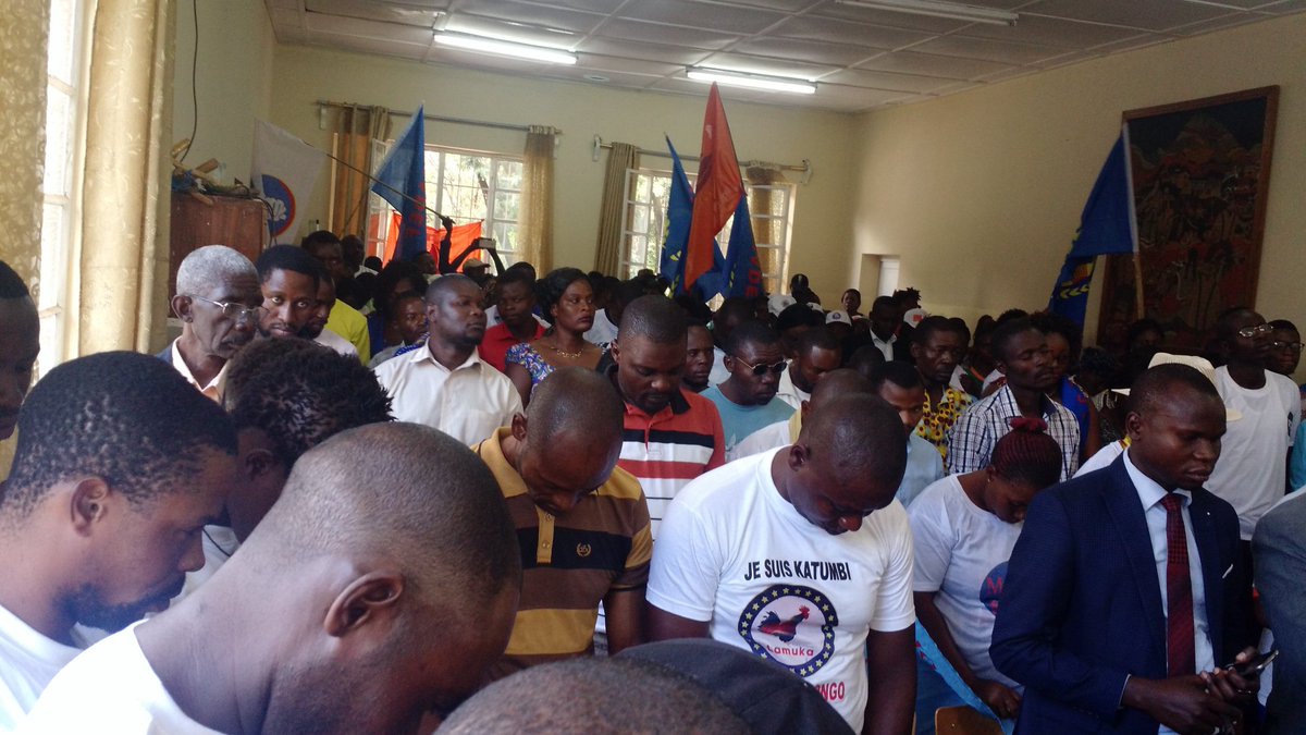 murex720's tweet photo. La jeune @_Lamuka #GrandKatanga soutient la position de @moise_katumbi président de cette plateforme politique pour l'intérêt supérieur de la nation #RDCongolaise avec la participation de @clotildeMutita #UNADEF l'honorable @ChristianMwando @GeorgesMawine #COJEKA tous pour un https://t.co/TJ4objRDxI