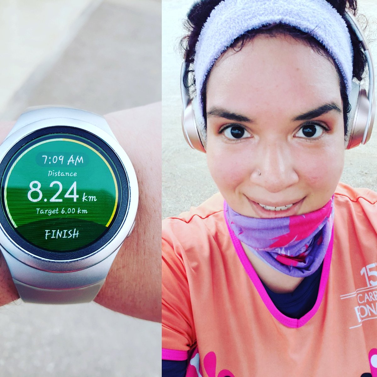 LaMesabanco's tweet photo. La vida es eso que pasa antes de las 7 am ☺ #RunnerInProgress #RunningMotivation https://t.co/m1KhzqJEnT