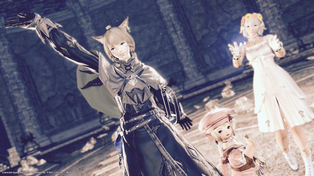 Geease_FF14's tweet photo. しぐさん、もちさん、せんていさんと
行くルレの旅。
ぽぷり戦士はお陰様で61になりました
✧*。٩(ˊᗜˋ*)و✧*。
#FCPPF https://t.co/T3dpt7g5TJ