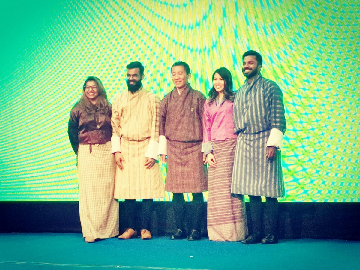 anuragmaloo's tweet photo. Truly inspired to see the continued support from the Royal Govt. of Bhutan to @techstars @startupweekend & grateful to have His Excellency Lyonchhen (Dr.) Lotay Tshering @PMBhutan joining us at Bhutan National @swbhutan to motivate the 180 young Bhutanese entrepreneurs. #SWBhutan https://t.co/4H2AELlZrN