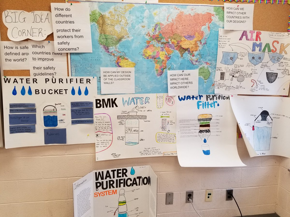 Jeanette Hummel (@hummeljeanette) on Twitter photo And let's not forget our talented grade 7s who developed and created unique purification and filtration systems for different places around the world! Breaking down the walls of the classroom.#bigidea #designthinking #STEM #yrdsbinnov8 <a href="/silverpinesps/">Silver Pines PS</a> And let's not forget our talented grade 7s who developed and created unique purification and filtration systems for different places around the world! Breaking down the walls of the classroom.#bigidea #designthinking #STEM #yrdsbinnov8 <a href="/silverpinesps/">Silver Pines PS</a>