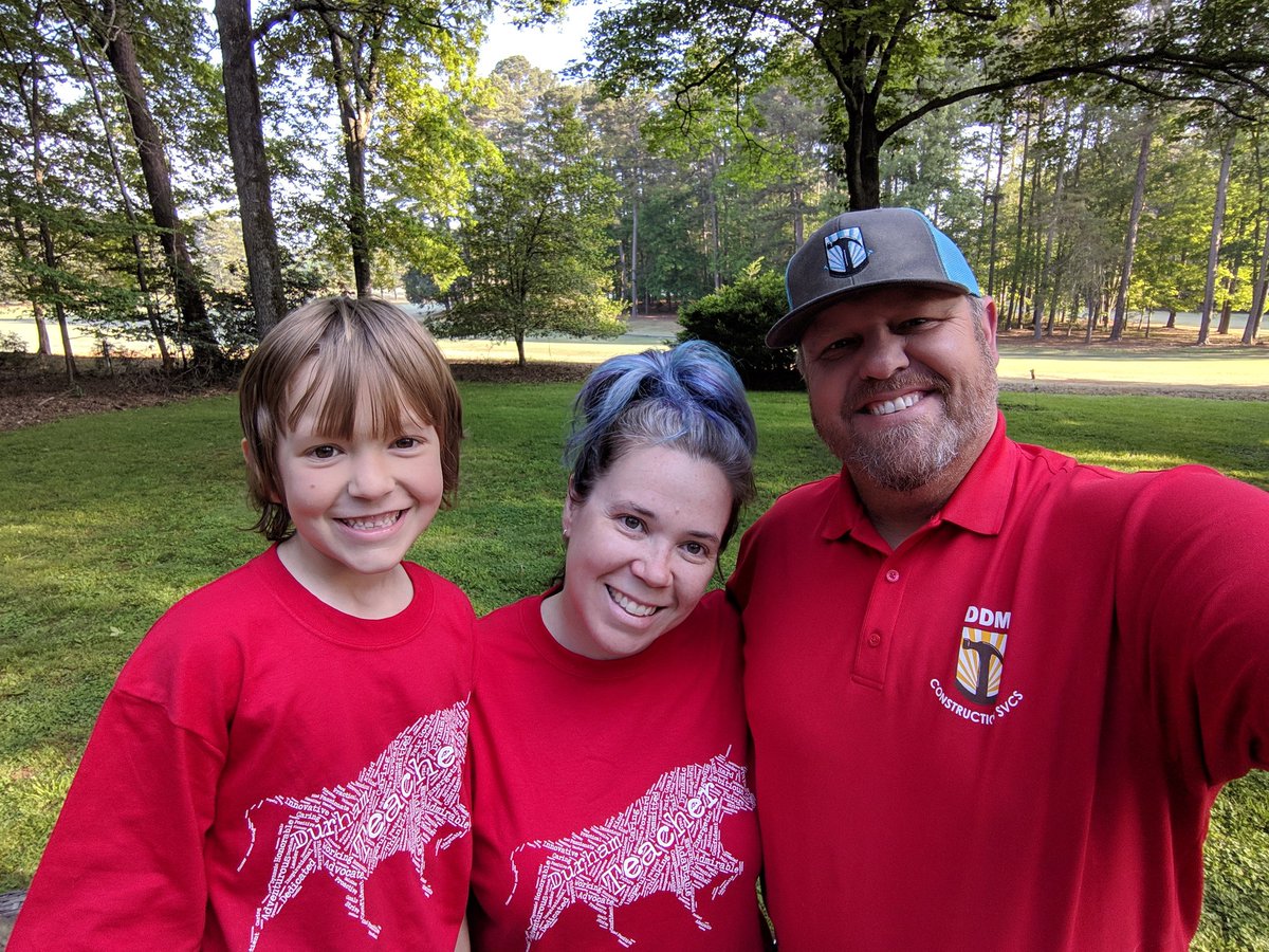 Red for Ed. My family supports #WeAreDPS #wearecougarcountry <a href="/Carrington_DPS/">Carrington Middle School (DPS)</a> <a href="/dpsnclibraries/">Durham Public Schools Media Coordinators</a> heading to Raleigh!