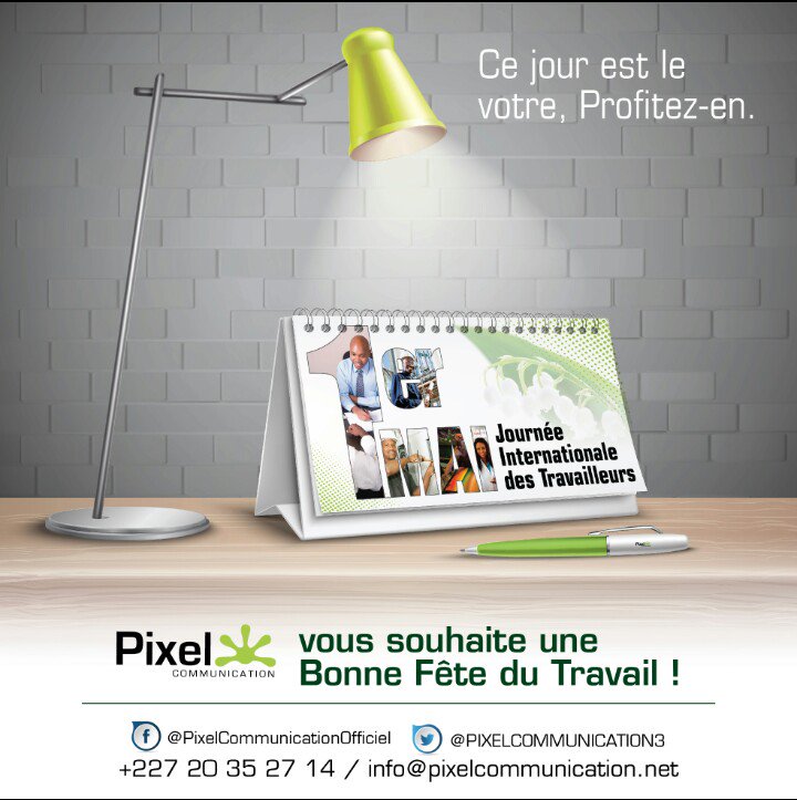 PIXELCOMMUNICA3's tweet photo. #1ER_MAI 
#Labour_day
#Fête_de_Travail https://t.co/GkBa2ESRXr
