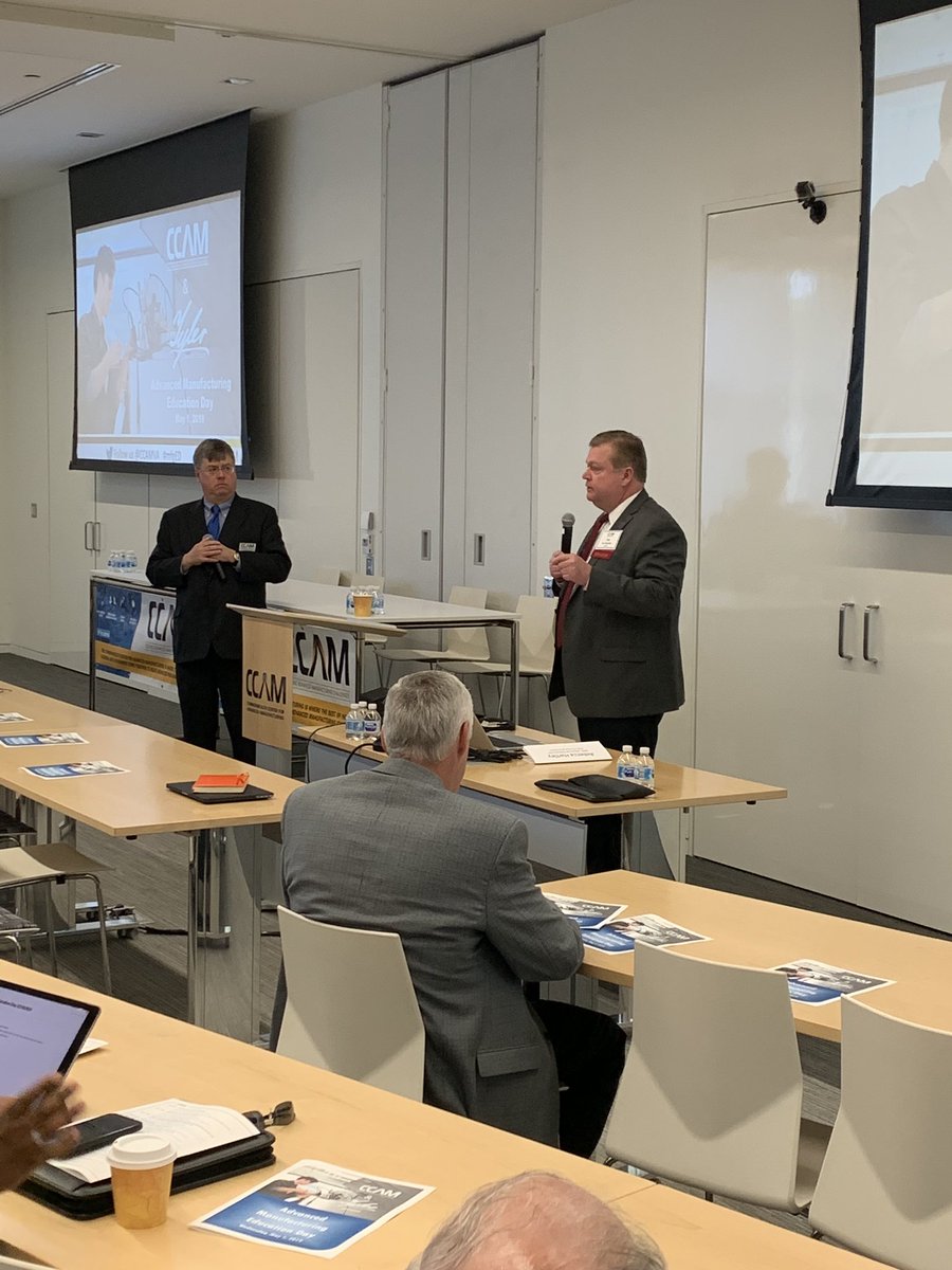 .<a href="/CCAMVA/">CCAM</a> and @johntylercc - Solving Advanced Manufacturing Workforce Challenges together! #mfgED