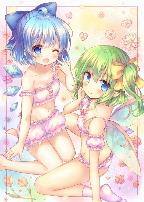 大チル✨

チルノ・塗り→coa 大ちゃん・ラフ→萌ちゃん 
