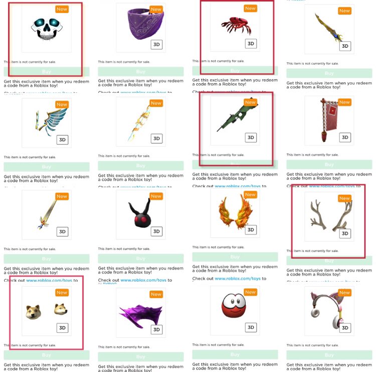 Roblox Toy Codes Buy and Sell