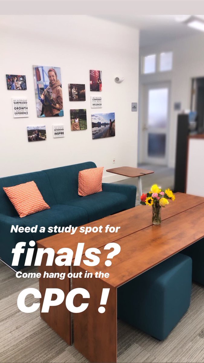 Everyone is looking for quiet spaces on campus as papers and exams are piling up. Drop by Moulton Union and do some work!