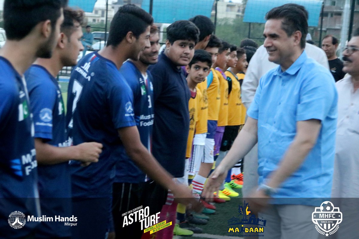 MuslimHandsMRP's tweet photo. Right after the meeting we headed straight to Muslim Hands Astro Turf Football Academy and then the real fun began.
Check Out: https://t.co/193esOT9EU
.
“Thank You Raja Sakandar Ali”. 
#TotalFootball #PlaySweatRepeat #StreetChildUnited #Sports #youthempowement #muslimhands https://t.co/0iJfN4IwRt