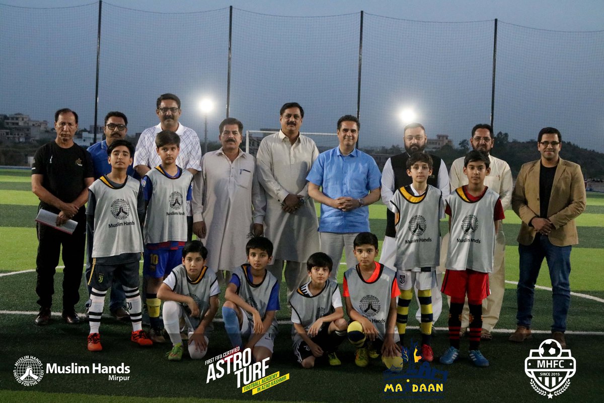 MuslimHandsMRP's tweet photo. Right after the meeting we headed straight to Muslim Hands Astro Turf Football Academy and then the real fun began.
Check Out: https://t.co/193esOT9EU
.
“Thank You Raja Sakandar Ali”. 
#TotalFootball #PlaySweatRepeat #StreetChildUnited #Sports #youthempowement #muslimhands https://t.co/0iJfN4IwRt