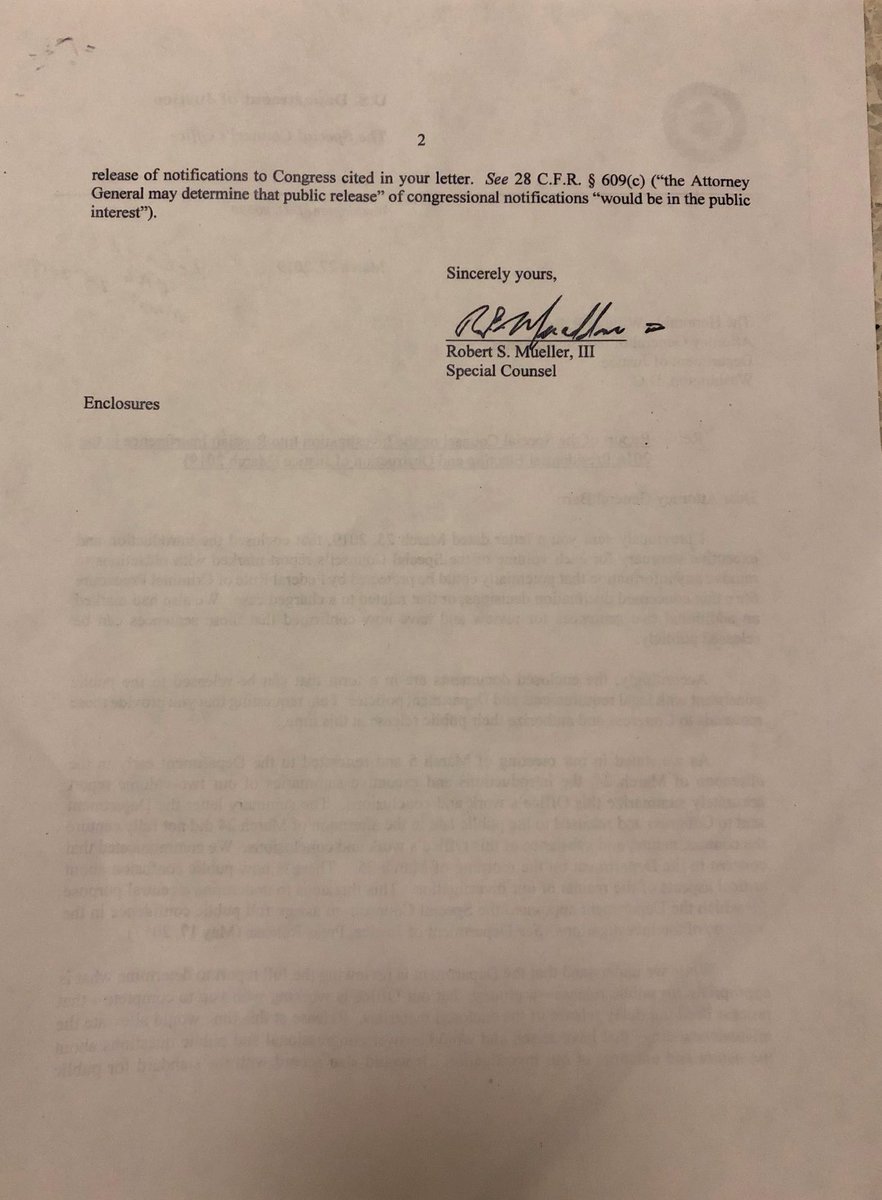PeterAlexander's tweet photo. READ IT HERE: Here’s a copy of Mueller’s March 27 letter to Barr, complaining that his initial summary “did not fully capture the context, nature, and substance” of Mueller’s work. https://t.co/ZSKeR0V0Ar