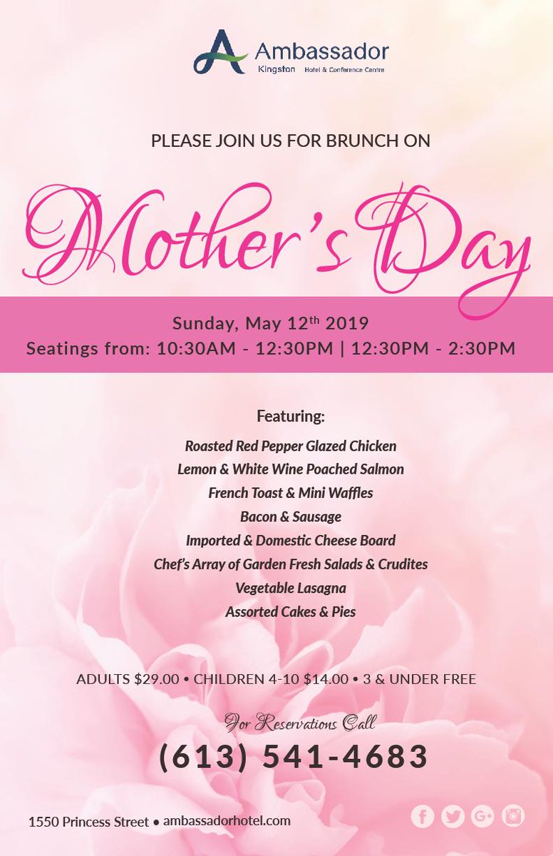 Celebrate Mom with us. 
Take Mom out this Sunday May 12th to JM's for a delicious brunch.
#MothersDay #Love #MothersDayGifts #Mom #Mother #ThanksMom #MyMomIsTheBest #ILoveMyMom #HappyMothersDay #Mama
