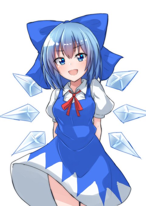 #深夜の真剣お絵描き60分一本勝負 
チルノ 