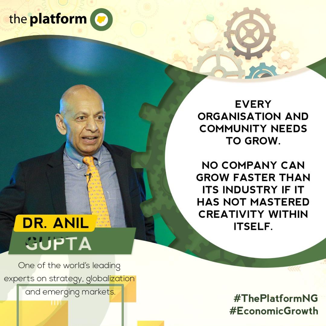 theplatformng's tweet photo. Dr Anil Gupta

#ThePlatformNG #EconomicGrowth #Nigeria https://t.co/0F1pvsJeTT