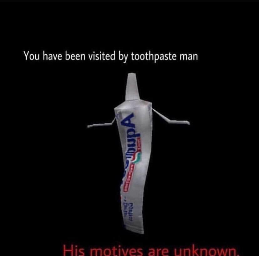 Its_WheeZy's tweet photo. Toothpaste man, I made toothpaste man #toothpasteman https://t.co/9upJGLBsCk