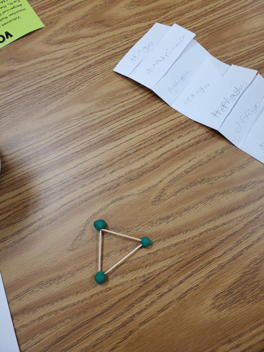 Making polygons with clay and toothpicks to help us remember their names!  #math #geometry #mathisfun #handsonlearning