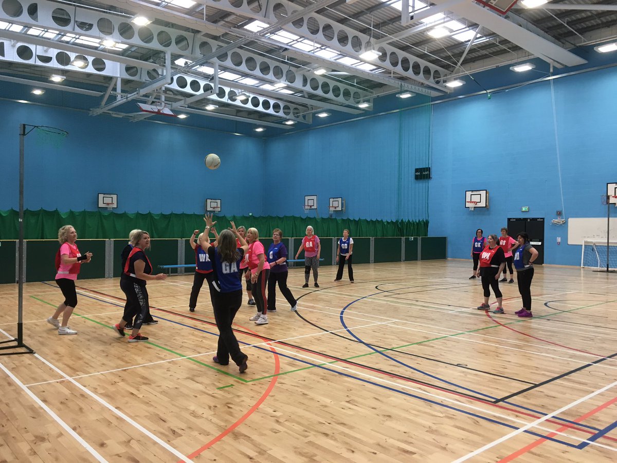 NSwalknetball's tweet photo. What a turnout!! Today itโs Walking Netball Midlothian #WalkingNetball #EverybodyForNetball @NetballScotland @agescotland https://t.co/UUtj5LHDud