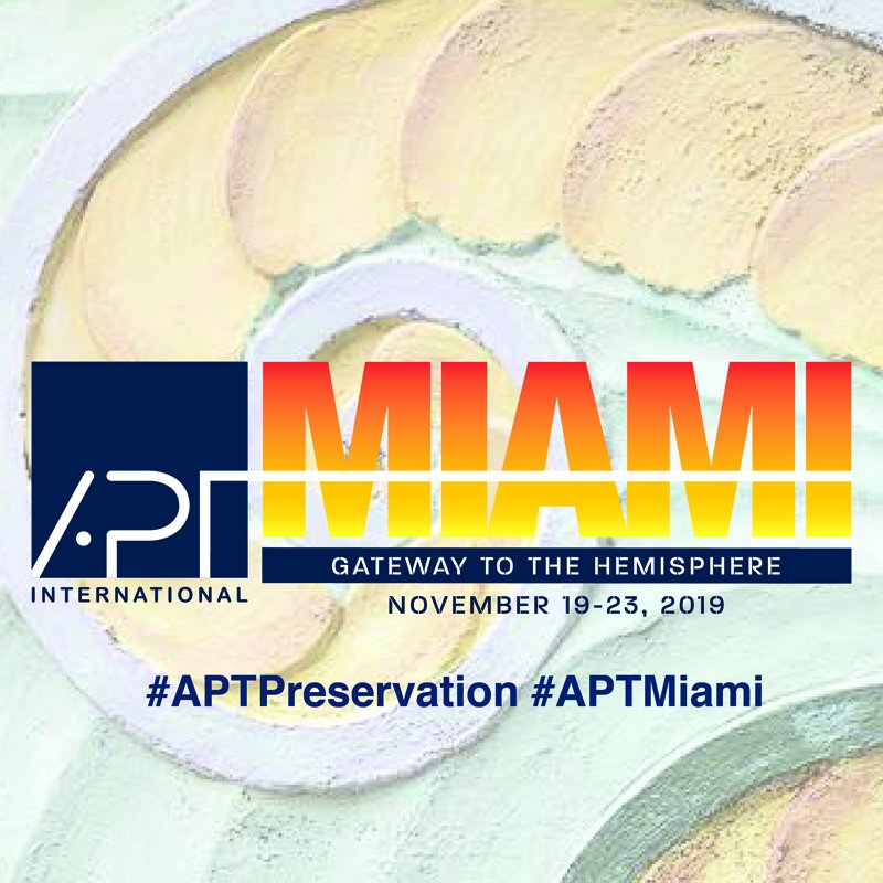 aptpreservation's tweet photo. The 2019 #APTMiami conference workshop details are online now! Check them out today! #APTPreservation #historicpreservation
https://t.co/gLtyquImHY https://t.co/5aIKu2ge2R