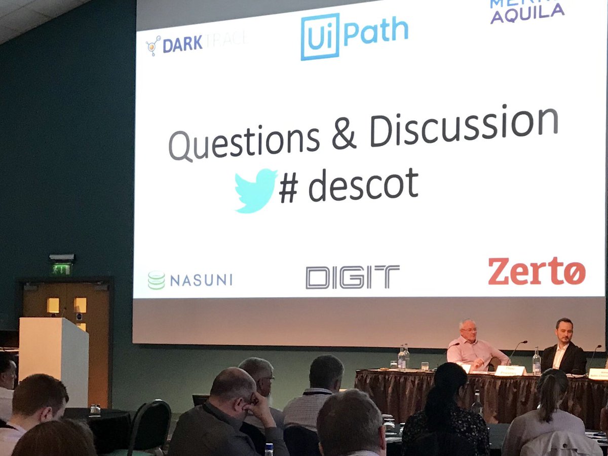 andyhardy's tweet image. Fantastic turnout at at the Digital Energy Scotland #descot conference here in Aberdeen today.  

Interesting discussions on the challenges of capex to opex digital transformation in the highly cyclical Oil &amp;amp; Gas industry with so many key players here. 

#cloudfilestorage @Nasuni