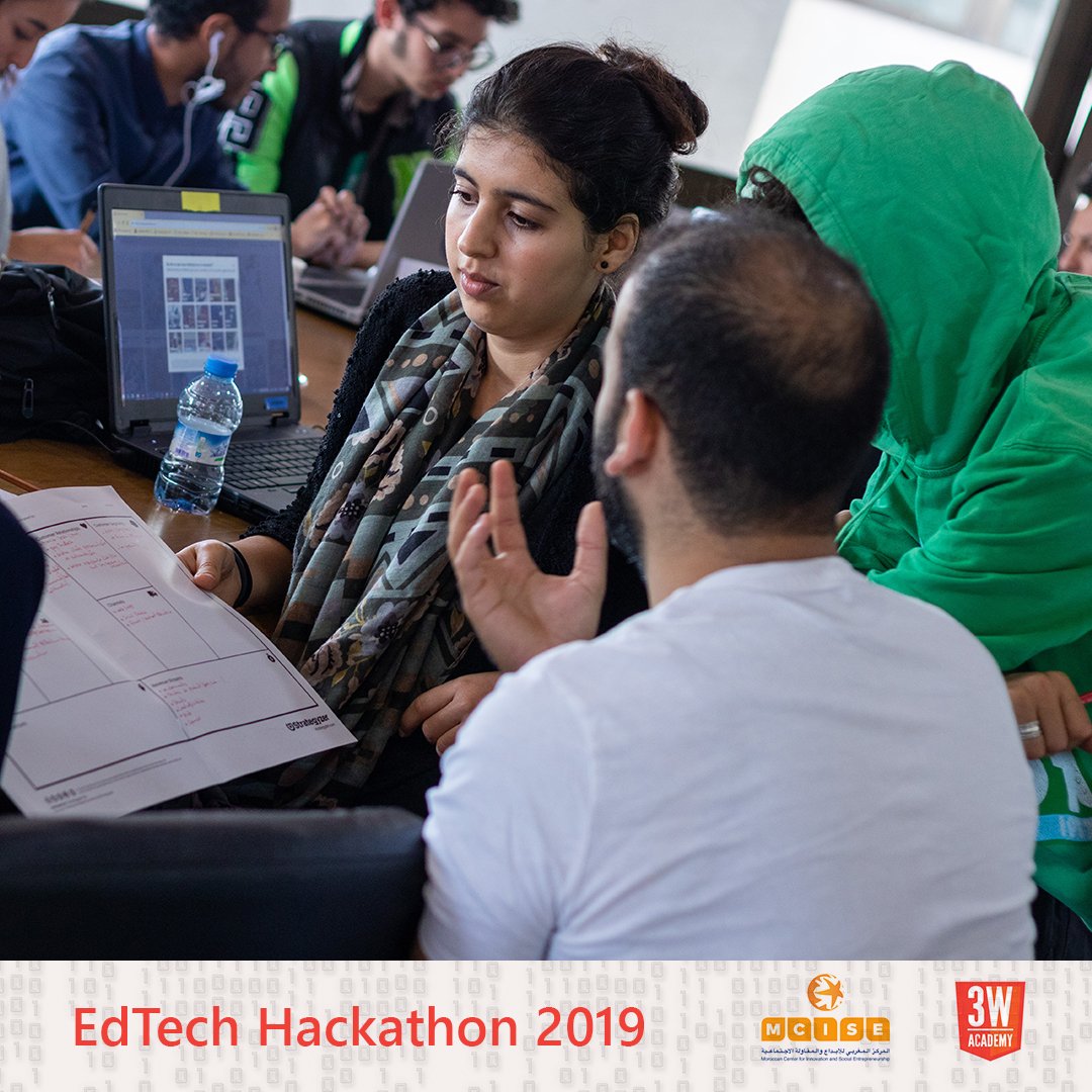 3WAcademyMaroc's tweet photo. [ EdTech Hackathon ]
Le travail continue 💪 Les équipes préparent leurs pitchs et leurs prototypes 🤖 pour les présenter devant un jury d'experts.
#EdTechHackathon19
#MakeEducationGreatAgain
#3WAxMCISE https://t.co/zlJ2YHuQQL
