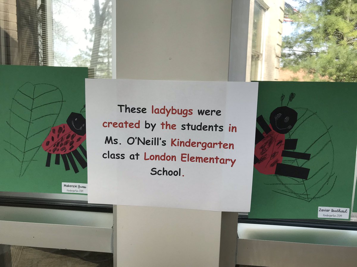 LondonPublicLibrary (@londonpublib) on Twitter photo Come see the new artwork on display in the Children’s Ramp created by Ms. O’Neill’s <a href="/londonelem/">London OH Elementary</a> kindergarten class. Come see the new artwork on display in the Children’s Ramp created by Ms. O’Neill’s <a href="/londonelem/">London OH Elementary</a> kindergarten class.