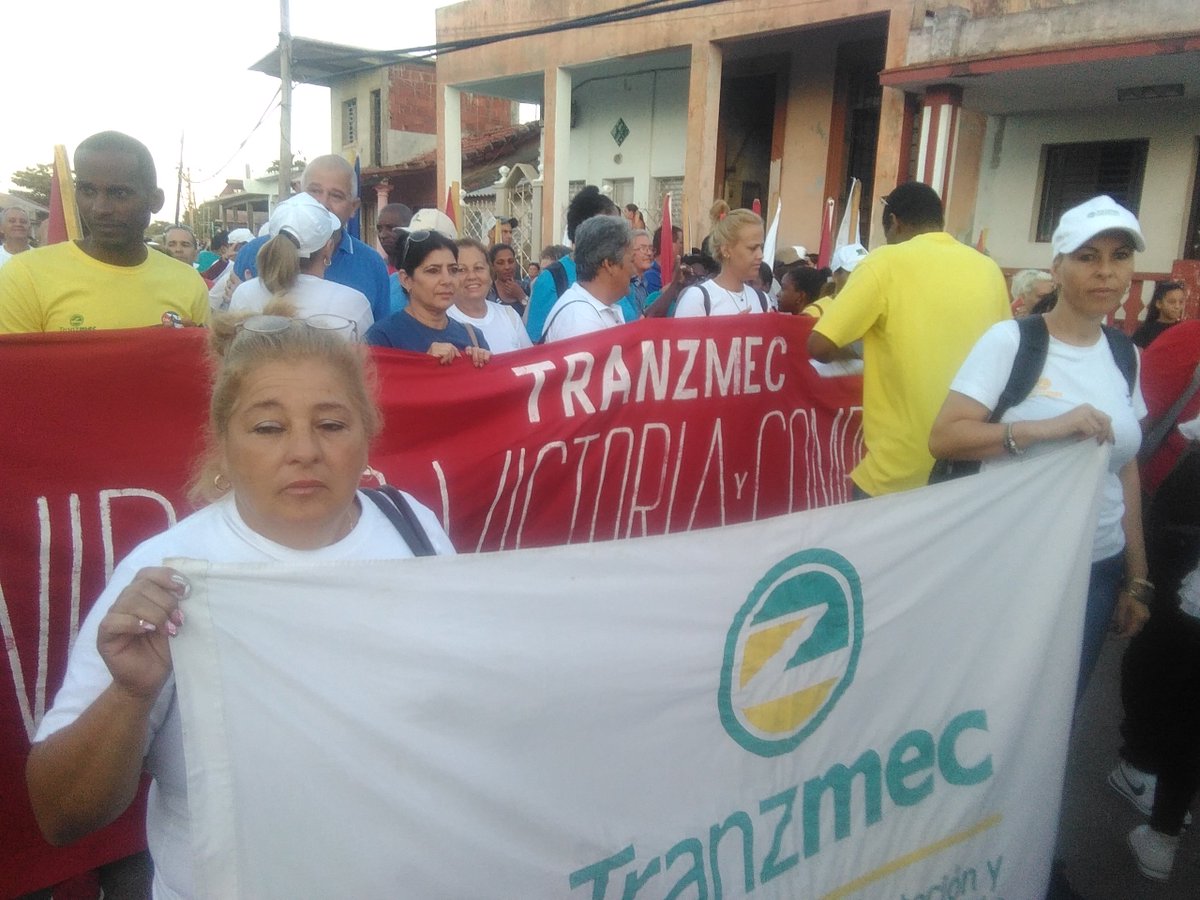 eaa_30Noviembre's tweet photo. La UEB TRANZMEC Artemisa presente este #1Mayo, #Vivanlos TrabajadoresAzucareros https://t.co/Qn00BzkaN4