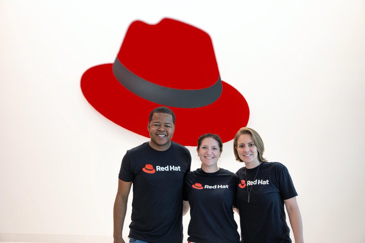 RedHatJobs's tweet image. Wait a moment...is that a new hat? Make sure you tag us as you spot the new logo around your office! #LifeatRedHat #WeAreRedHat #openbrandproject