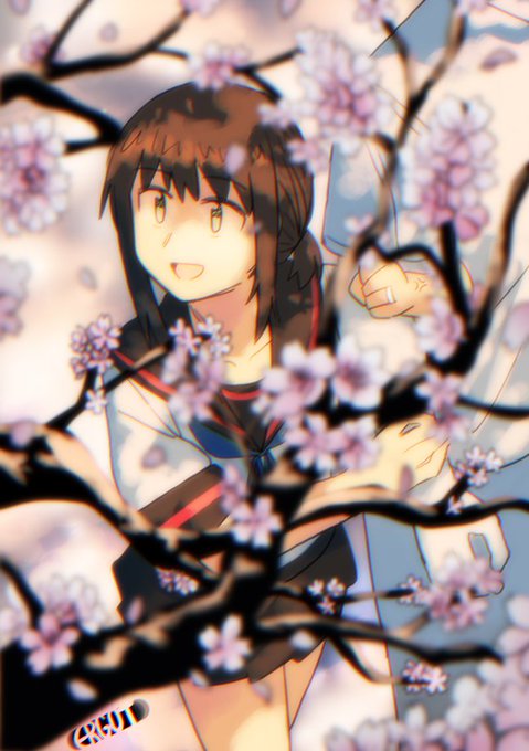 【桜見上げてるブッキー】
「司令官、お花見行きたいです!」 