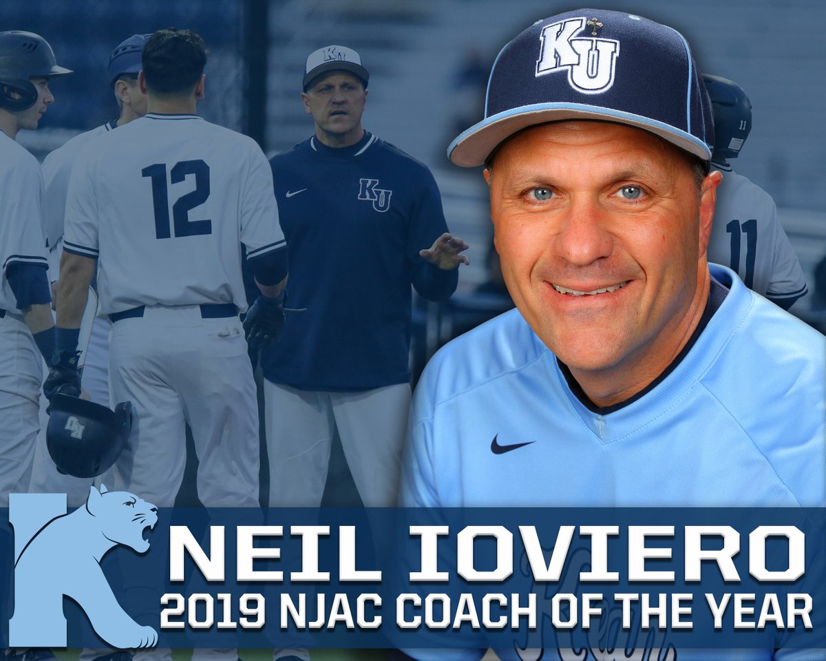 Congratulations to Neil Ioviero - <a href="/NJACSports/">NJAC Sports</a> "Jeff Albies" Coach of the Year <a href="/KeanBaseball/">Kean Baseball</a> #d3b