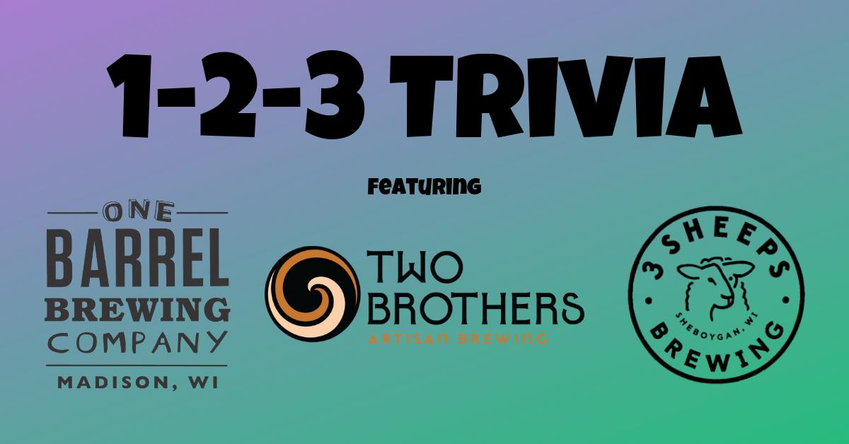 BierockMadison's tweet photo. We've got beer and prizes from these three breweries during @madbeerweek tonight: @onebarrelbrewco , @TwoBrothersBeer, @3SheepsBrewing. #MadBeerWeek https://t.co/JA9UwWVlnf