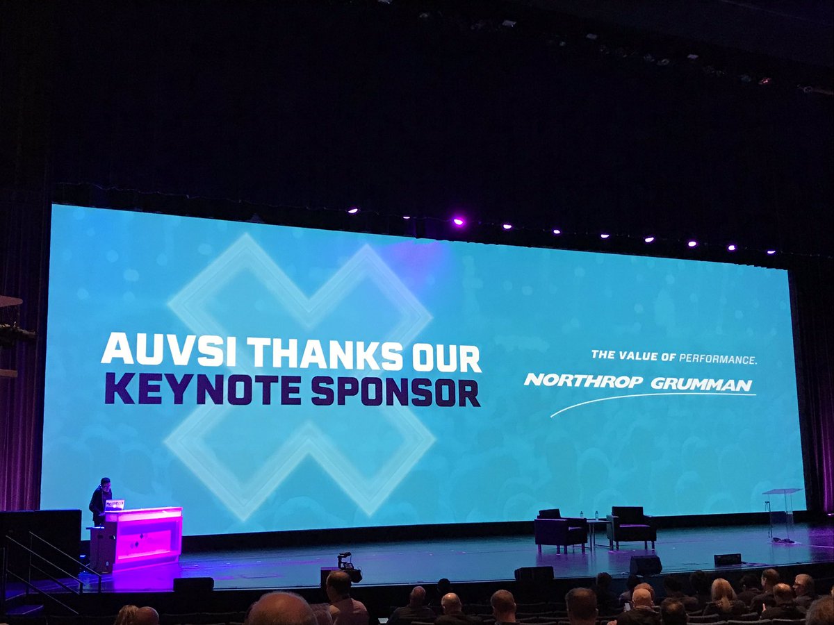 AUVSI's tweet image. Day 2 Keynotes have started! Don’t miss out on the #PowerofExecution today! It’s going to be a good one! @GM @FAANews @StateFarm #auvsiXPO