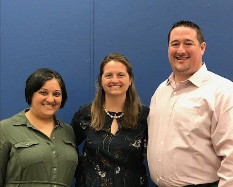 Congratulations to our new School Board officers! Mary Satchwell, President; Priya Linson, Vice President; and Paul Kleppetsch, Secretary.