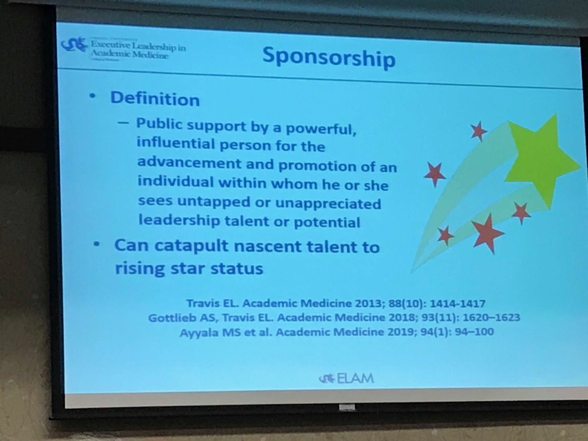 docrenee's tweet photo. “Women don’t need to be mentored to death anymore.  They need to be sponsored”. Liz Travis #ELAM https://t.co/Z1Ajxsw0Rf