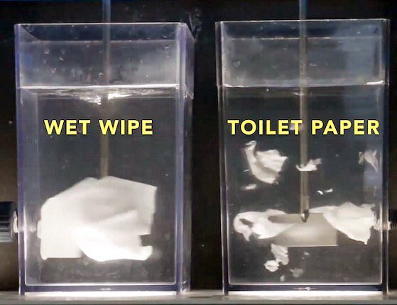 Action Item #6

Don't let the name mislead you. Flushable wipes are not as toilet safe as they seem. Unlike toilet paper, these wipes don't dissolve, but instead clog your drains. #plumbing #Tips