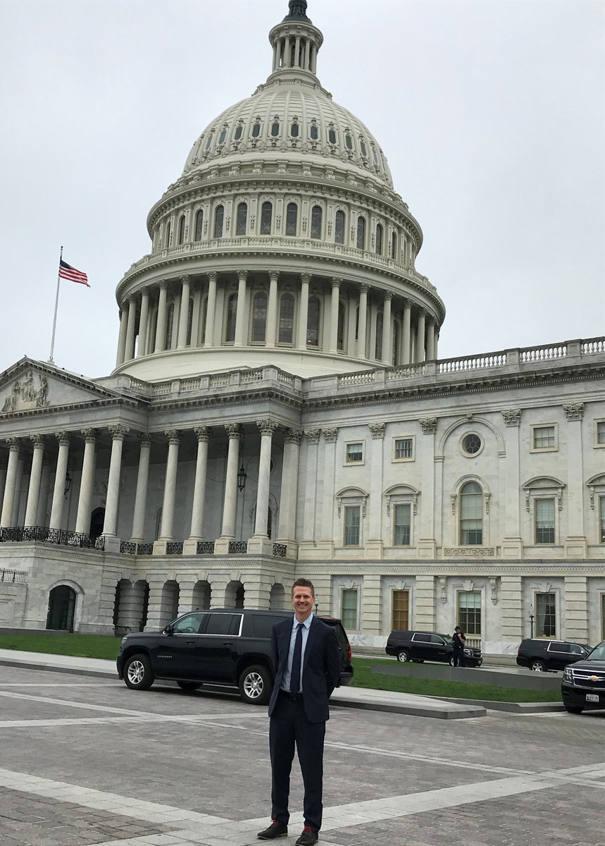 AmericanBusAssn's tweet photo. Luke Busskohl from @ArrowStageLines is in Washington, D.C. to attend the ABA Board of Directors meeting. While in town he attended the 76th Nebraska Congressional Breakfast meeting with the entire Nebraska Congressional delegation, including @BenSasse. #ABAWorkingForYou https://t.co/GNSqNTp2RO
