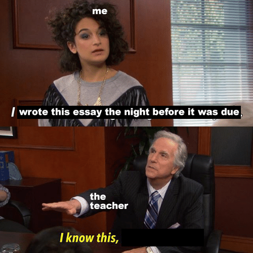 SparkNotes's tweet photo. My academic career in a nutshell https://t.co/GCol0WMLul